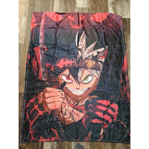 NEW! 40" x 50" Asta from Black Clover Anime Manga Soft Fleece Blanket - Picture 1 of 4